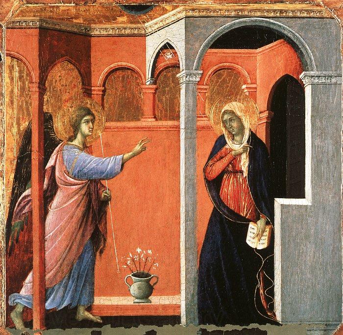 Duccio di Buoninsegna Annunciation